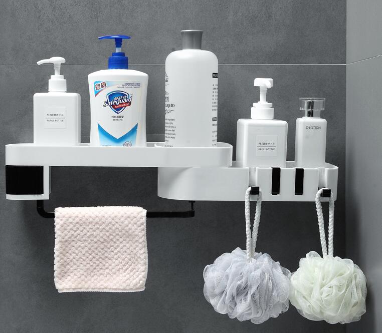 Bathroom corner shelf