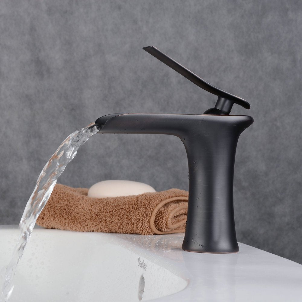 Bathroom Sink Waterfall Faucet