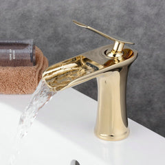 Bathroom Sink Waterfall Faucet