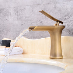 Bathroom Sink Waterfall Faucet