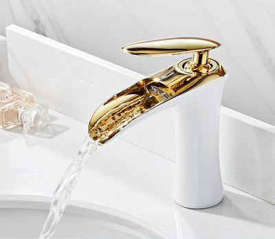 Bathroom Sink Waterfall Faucet