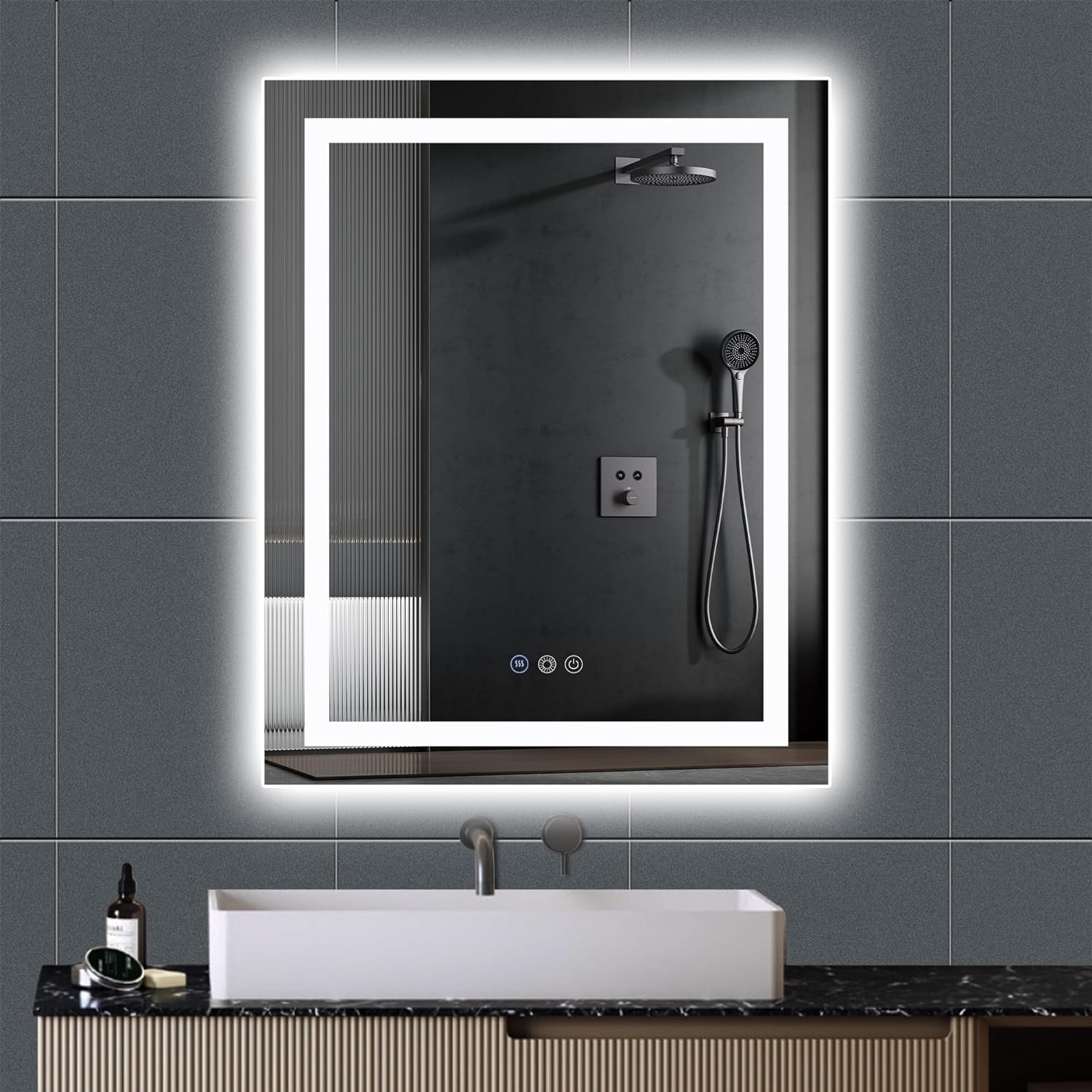 Illuminate and Enhance Your Bathroom Round LED Mirror