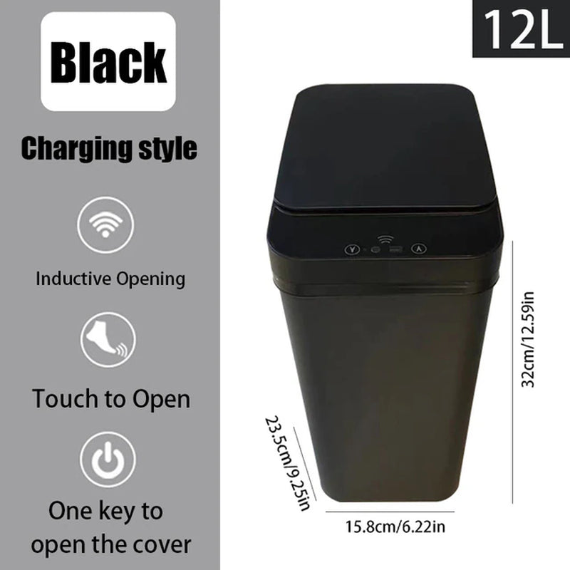  Touchless Motion Sensor-Activated Trash Can