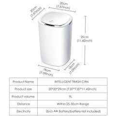 8.5-12L Capacity Automatic Sensor Trash Can