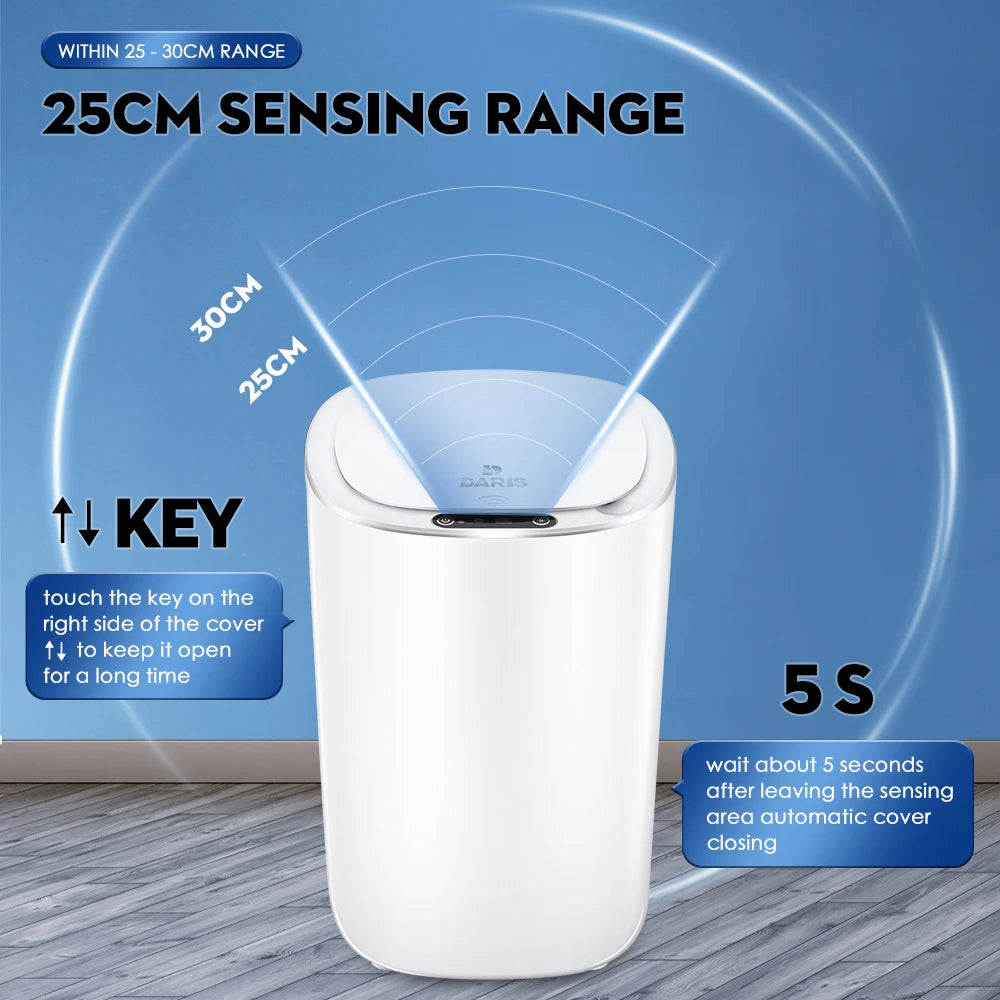 8.5-12L Capacity Automatic Sensor Trash Can