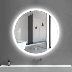 Illuminate and Enhance Your Bathroom Round LED Mirror