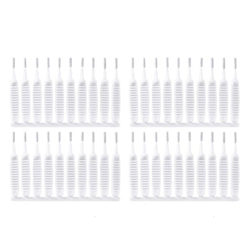 10-100PCS Shower Cleaning Brush Bathroom Micro Nylon Brush Nozzle Anti-Blocking Cleaning Tools Bathroom Accessories