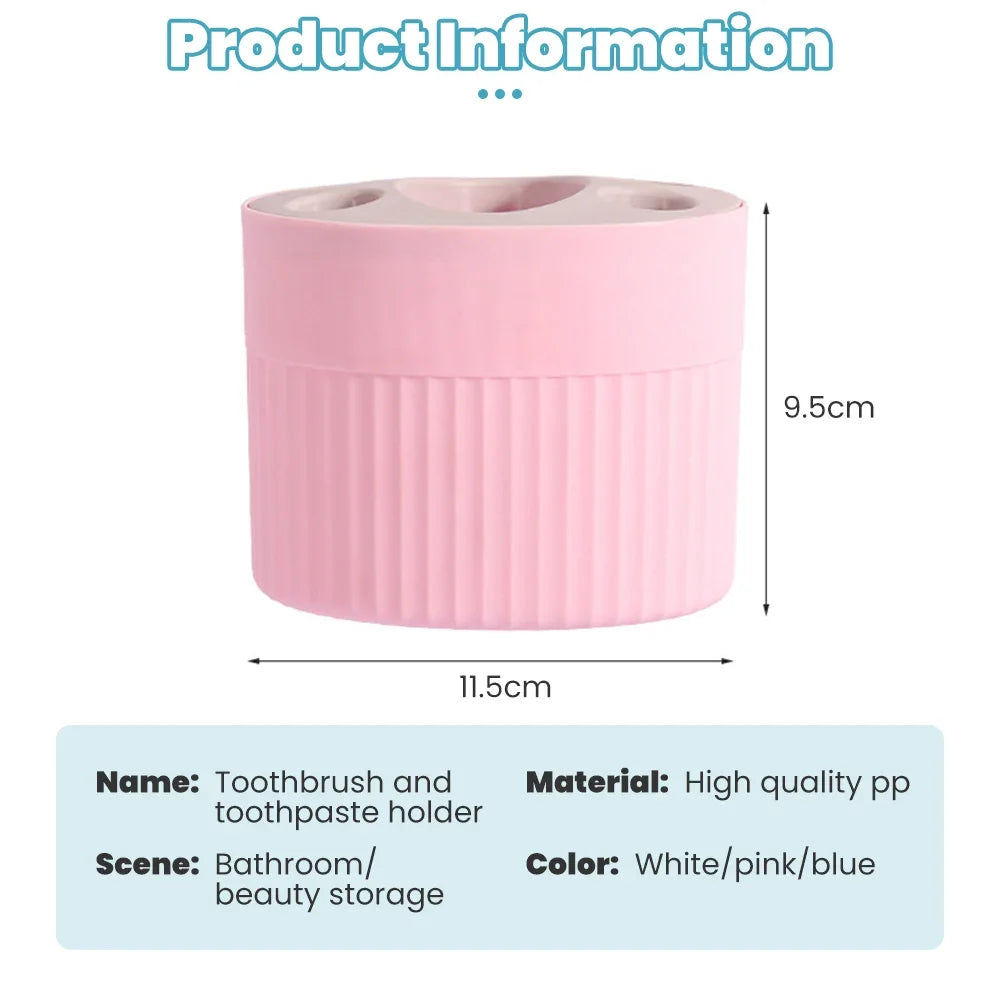 1Pc Toothbrush Toothpaste Holder Case Shaving Makeup Brush Electric Toothbrush Holder Organizer Stand Bathroom Accessories Box