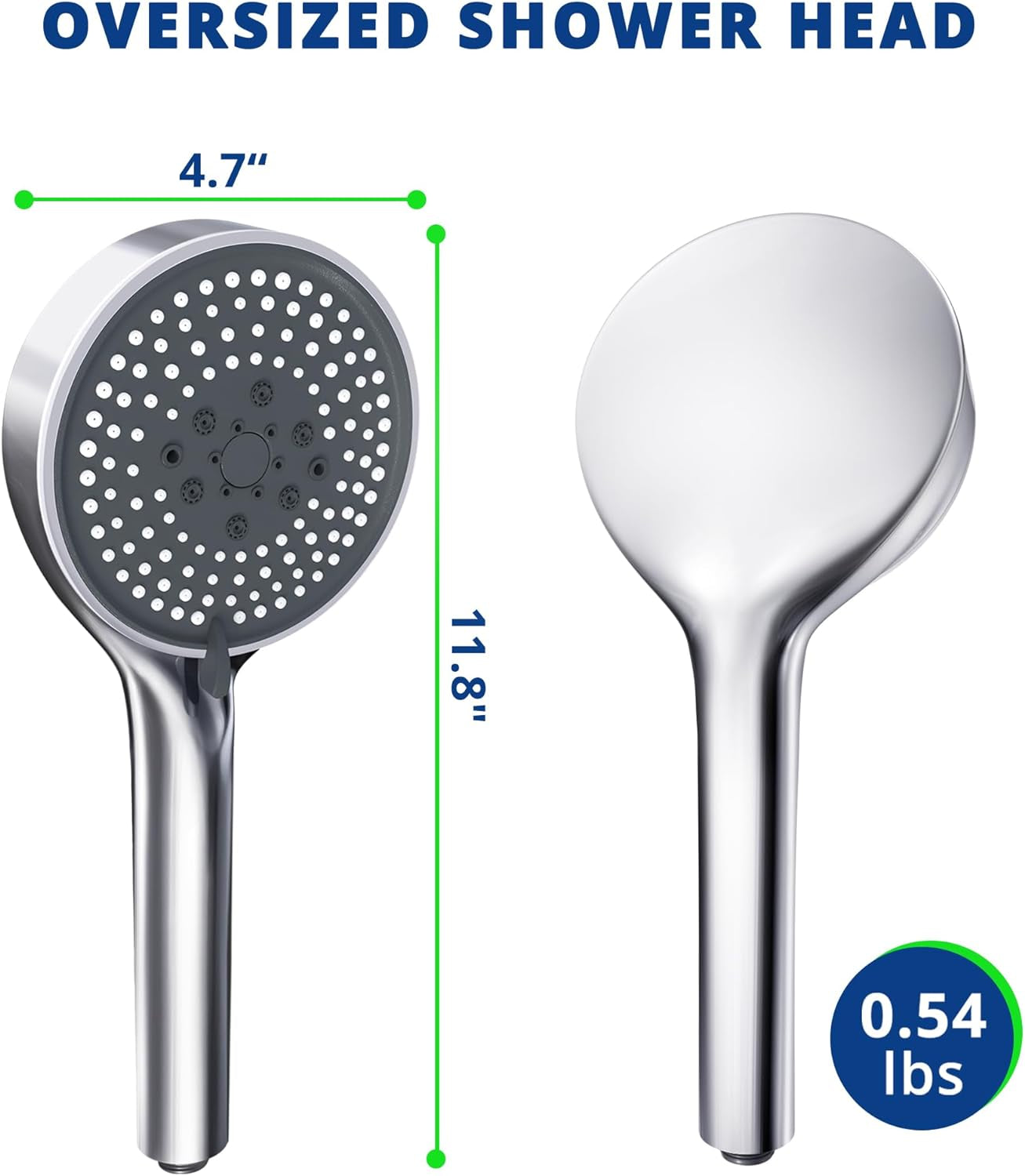 Portable Handheld Shower Head with Hose