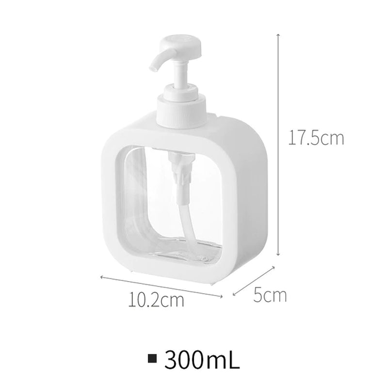 300/500Ml Bathroom Soap Dispensers Refillable Lotion Shampoo Shower Gel Holder Portable Travel Dispenser Empty Bath Pump Bottle