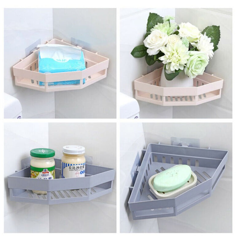 Shelf Bathroom Shelf Organizer Toilet Shampoo Gel Storage Basket Decoration Bathroom Corner Shower Shelf Rack Holder Accessories