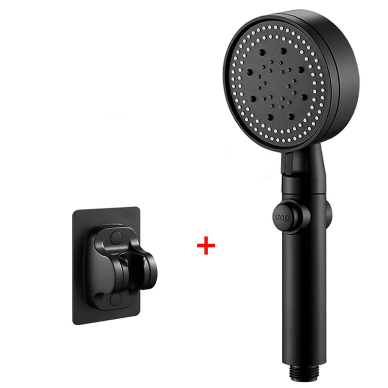 "Ultimate High Pressure Shower Head with 5 Modes and Water Saving Feature - Upgrade Your Shower Experience Today!"