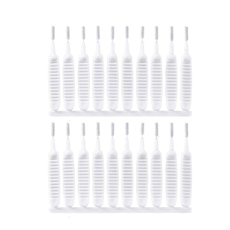 10-100PCS Shower Cleaning Brush Bathroom Micro Nylon Brush Nozzle Anti-Blocking Cleaning Tools Bathroom Accessories