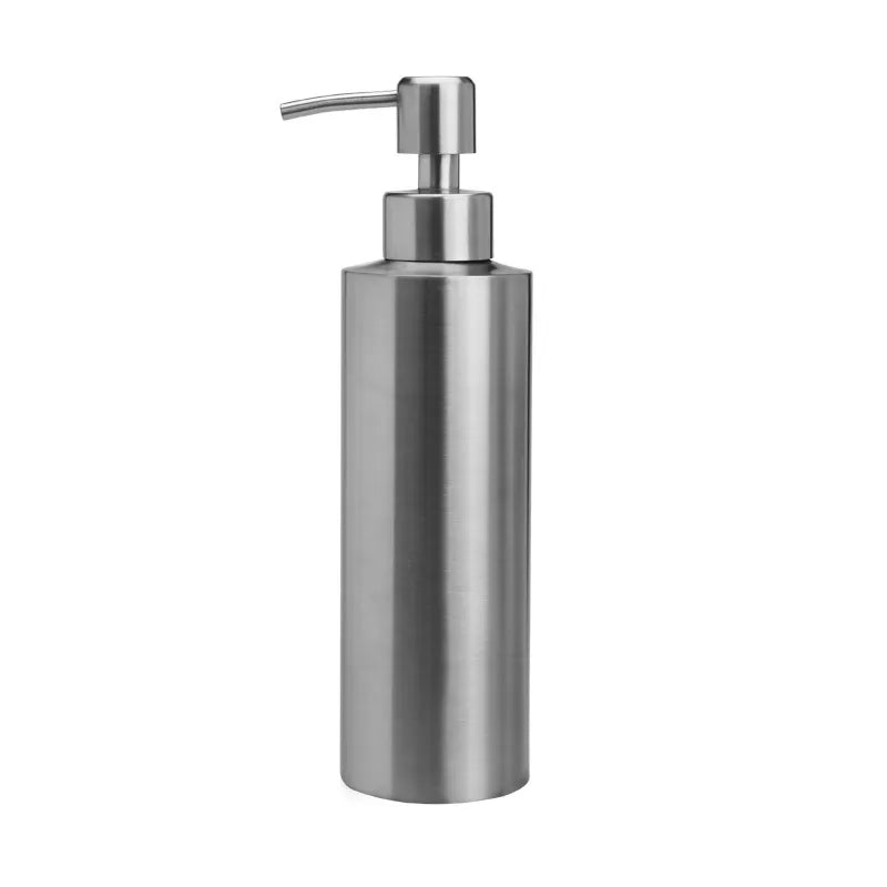 "Stylish Stainless Steel Liquid Soap Dispenser - Perfect for Kitchen and Bathroom - Available in 3 Sizes (250ml, 350ml, 550ml)"