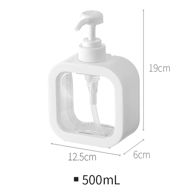 300/500Ml Bathroom Soap Dispensers Refillable Lotion Shampoo Shower Gel Holder Portable Travel Dispenser Empty Bath Pump Bottle