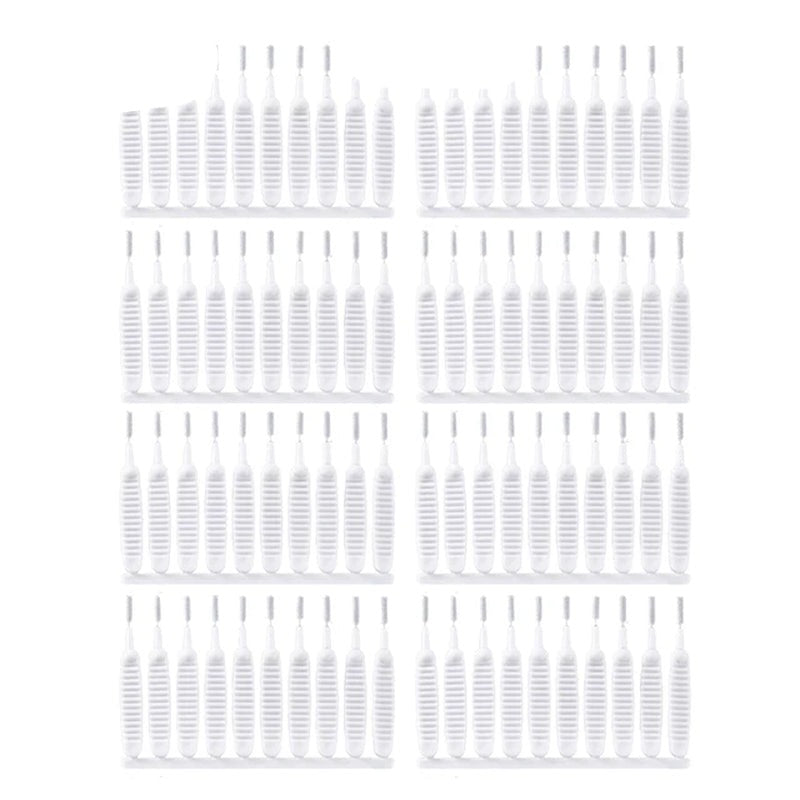 10-100PCS Shower Cleaning Brush Bathroom Micro Nylon Brush Nozzle Anti-Blocking Cleaning Tools Bathroom Accessories