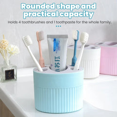 1Pc Toothbrush Toothpaste Holder Case Shaving Makeup Brush Electric Toothbrush Holder Organizer Stand Bathroom Accessories Box