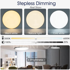 Smart Ceiling Lamp Led Lamp for Bedroom Ceiling Lights with Remote Control Dimmable Led Lights for Room Living Room