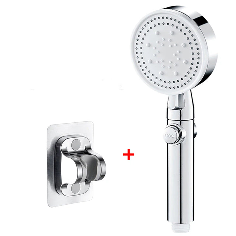 "Ultimate High Pressure Shower Head with 5 Modes and Water Saving Feature - Upgrade Your Shower Experience Today!"