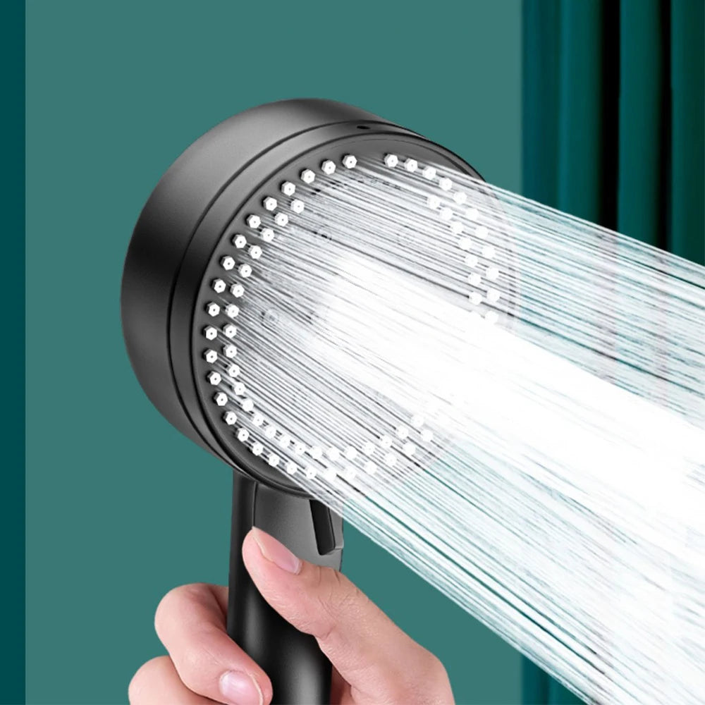  High-Pressure Handheld Shower Head with 8 Adjustable Modes